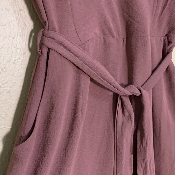Monteau‎ Dusty Rose Wide Leg Split Jumpsuit Size M - Picture 4 of 8